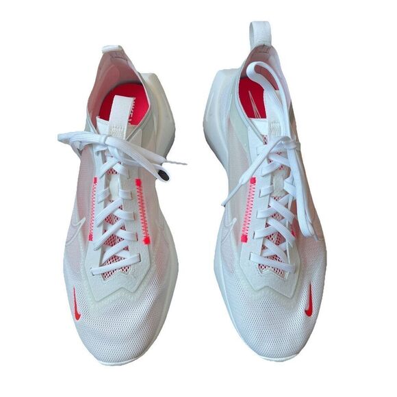 New Nike Women's Vista Lite CI0905 100 running shoes White-Laser Crimson Size 1 - Picture 3 of 5